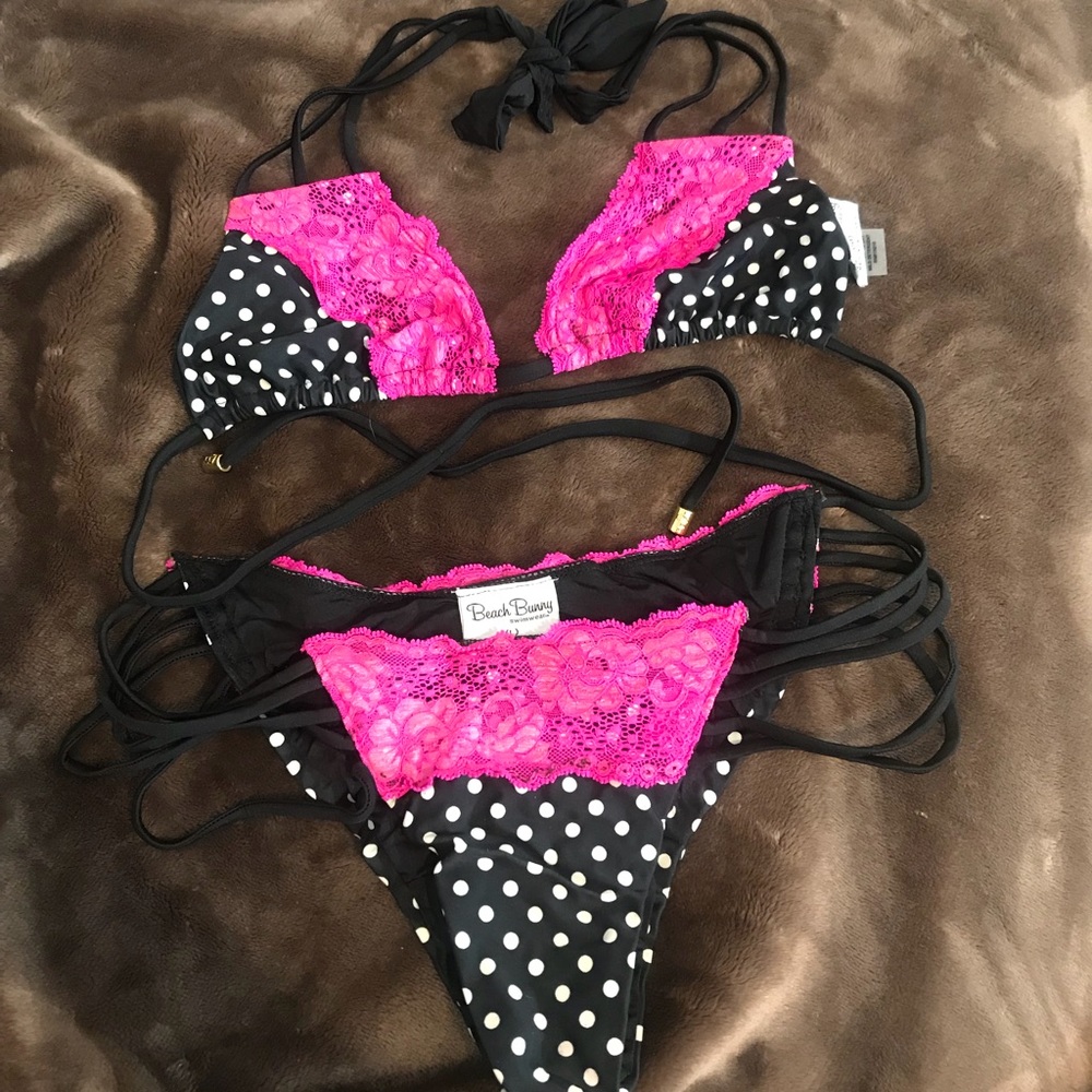 RARE Polka Dot Beach Bunny 👙